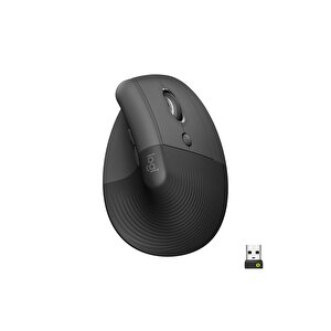 Lift Sessiz Kablosuz Ergonomik Dikey Mouse - Siyah