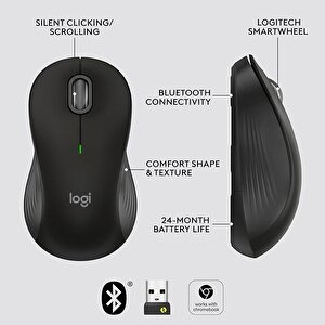 Logitech Signature M550 L | Wireless Mouse | Graphite