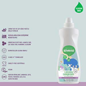 Siveno %100 Doğal Çamaşır Suyu Bitkisel Lavanta Çay Ağacı Tüm Yüzey Ve Kumaşlarda 700 Ml