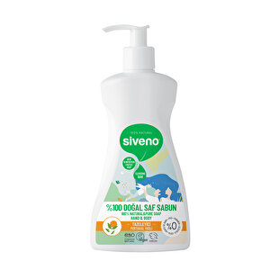 %100 Doğal Sıvı Kastil Sabun Portakal Yağlı Yoğun Nemlendirici Arındırıcı Bitkisel Vegan 300 Ml