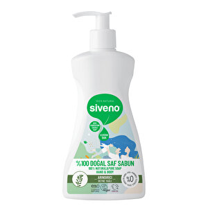Siveno %100 Doğal Sıvı Kastil Sabun Defne Yağlı Yoğun Nemlendirici Arındırıcı Bitkisel Vegan 300 Ml