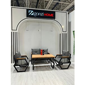 DÜNYA BALKON TAKIMI 2+1+1+MASA Kırmızı
