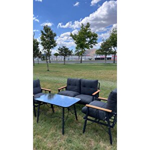 Zi̇gonzi̇2+1+1+masali Balkon Takimi Antrasit
