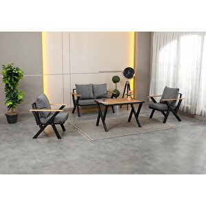 NARİN 2+1+1+MASALI BALKON TAKIMI Açık Mavi