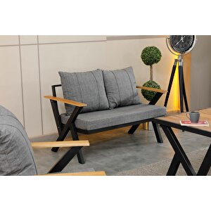 NARİN 2+1+1+MASALI BALKON TAKIMI Açık Mavi