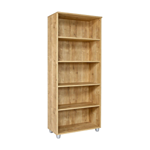 Kitaplık, Dosya Dolabı, Malzeme Rafı 190x80x40 Cm Safir Meşe