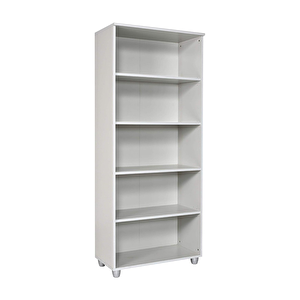 Kitaplık Dosya Dolabı Malzeme Rafı 190x80x40 Cm Gri