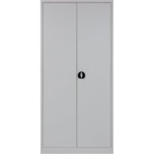 Metal Dosya Dolabı, Tam Montajlı, 195x92x42cm, Kilitlenebilir Dolap, 5 Bölmeli, Çok Amaçlı Dolap
