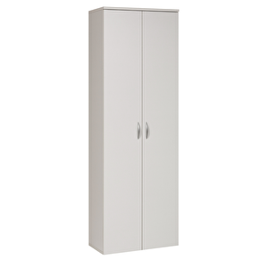 Temizlik Malzemeleri Dolabı, Ahşap Gardırop, Elbise Dolabı, Çok Amaçlı Dolap, 60x34x180cm