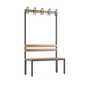 Ayakkabılıksız 4 Ayaklı Tek Taraflı Bank, 5 Kanca, 100x43x170 Cm, Spor Bankı