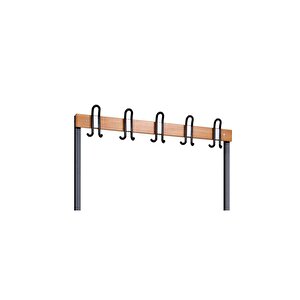 Ayakkabılıksız 4 Ayaklı Tek Taraflı Bank, 5 Kanca, 100x43x170 Cm, Spor Bankı