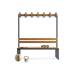 Ayakkabılıksız 4 Ayaklı Çift Taraflı Bank, 14 Kanca, 150x85x170 Cm, Spor Bankı