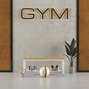 Soyunma Odaları Için Bank, Ayakkabılıklı Bank Gxyxd: 100x42x40 Cm, Spor Bankı