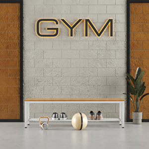 Soyunma Odaları Için Bank, Ayakkabılıklı Bank Gxyxd: 150x42x40 Cm, Spor Bankı