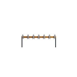 Ayakkabılıklı 4 Ayaklı Tek Taraflı Bank, 7 Kanca, 150x43x170 Cm, Spor Bankı