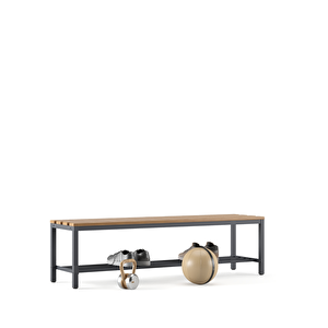 Soyunma Odaları Için Bank, Ayakkabılıklı Bank Gxyxd: 150x42x40 Cm,  Vestiyer Bankı, Spor Bankı