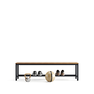 Soyunma Odaları Için Bank, Ayakkabılıklı Bank Gxyxd: 150x42x40 Cm,  Vestiyer Bankı, Spor Bankı