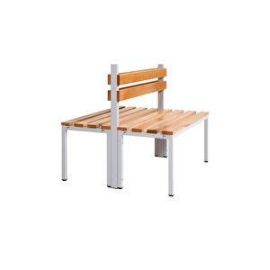Ayakkabılıksız 4 Ayaklı Çift Taraflı Bank, Kanca Şeritli Bank, 10 Kanca, 100x85x170 Cm, Spor Nankı