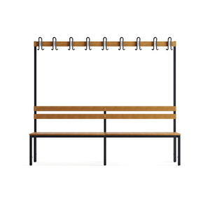Ayakkabılıklı 6 Ayaklı Tek Taraflı Bank, 9 Kanca, 200x43x170 Cm, Spor Bankı