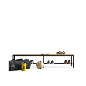 Soyunma Odaları Için Bank Ayakkabılıklı Bank Gxyxd: 200x42x40 Cm, Spor Bankı