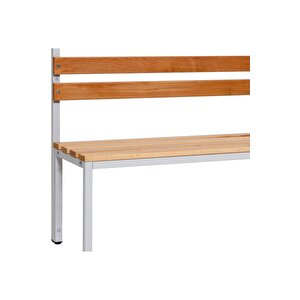 Ayakkabılıksız 4 Ayaklı Tek Taraflı Bank,  Kanca Şeritli Bank, 5 Kanca, 100x43x170 Cm, Spor Bankı