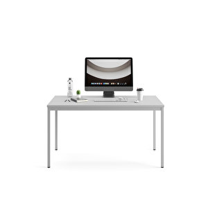 Çok Amaçlı 140 Cm Masa, Yemek Masası, Ofis Çalışma Masası, Bilgisayar Masası, Gri