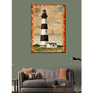 Kanvas Tablo Tarihi Deniz Feneri 70x100 cm