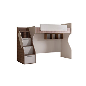 Ranza, Milano Genç Odası Takımı Çift Kişilik Modern Ranza + Üç Kapaklı Modern Dolap