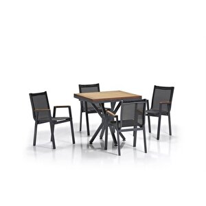 Samara 90*90 Bahçe Masa Takımı - İreko Tablalı