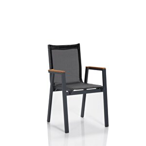 Samara 90*90 Bahçe Masa Takımı - Cam Tablalı