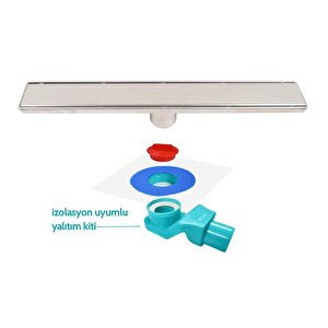 Duş Kanalı Line 6 50 Cm Plain Süzgeç Ve Yalıtım Kiti 1156-1035000-01