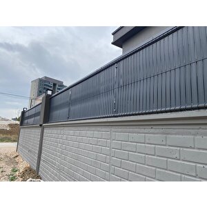 Euro Panel Tel Kaplama Düz Model Antrasit H: 0,75m * L: 2,5m