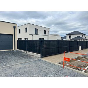 Euro Panel Tel Kaplama Düz Model Antrasit H: 1,23m * L: 2,5m