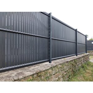 Euro Panel Tel Kaplama Düz Model Antrasit H: 1,23m * L: 2,5m