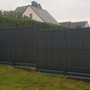 Euro Panel Tel Kaplama Düz Model Antrasit H: 0,63m * L: 2,5m