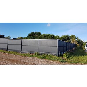 Euro Panel Tel Kaplama Düz Model Antrasit H: 1,73m * L: 2,5m