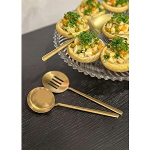 The Mi̇a Ckb0203 Servi̇s Takimi Mat Gold 2 Parça