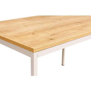 Çok Amaçlı Masa 180cm, Yemek Masası, Ofis Çalışma Masası, Bilgisayar Masası, Meşe Renk