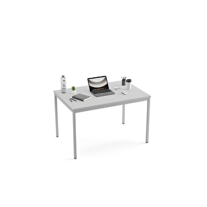 Çok Amaçlı 120 Cm Masa, Yemek Masası, Ofis Çalışma Masası, Bilgisayar Masası, Gri