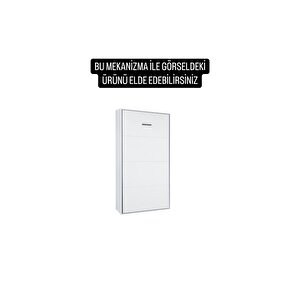Modamob Akıllı Mobilya Tek Kişilik  Dikey Açılır Ahşap Kasa Duvar Yatağı Mekanizması (kendi̇ Duvar Yatağini Yap) 100x200 cm