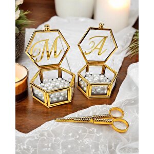 Viva Gold Altıgen Yüzük Yükselticisi Ve Söz Makası Seti Gold