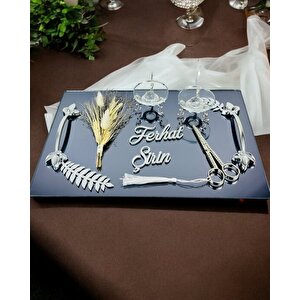 Elegance Nişan Tepsisi Ve Söz Nişan Tepsisi Krem
