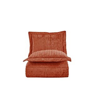 Elart Comfort Yeni Nesil Uykuseti - 3 Parça Velvet Tarçın (230x220cm)