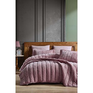 Elart Comfort Yeni Nesil Uykuseti - 3 Parça Velvet Gülkurusu (230x220cm)