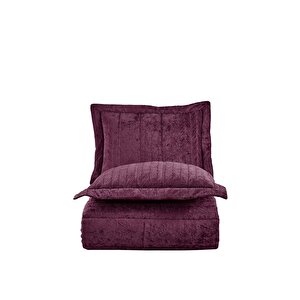 Elart Comfort Yeni Nesil Uykuseti - 3 Parça Velvet Mürdüm (230x220cm)