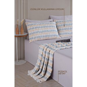 Elart Joli Yatak Örtüsü Tek Kişilik Sarı