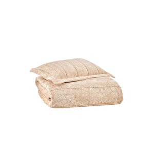 Elart Velvet Kadife Comfort Set Uyku Seti Tek Kişilik 2 Parça Cappuccino
