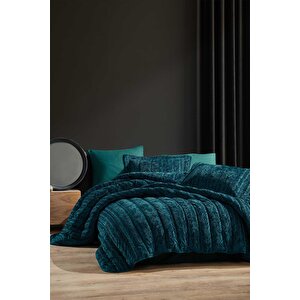 Elart Comfort Yeni Nesil Uykuseti - 6 Parça Velvet Zümrüt Yeşili (230x220cm)