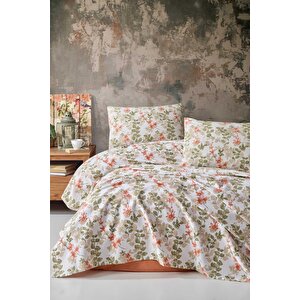 Elart Pamuk Pike Çift Kişilik Flores Pudra