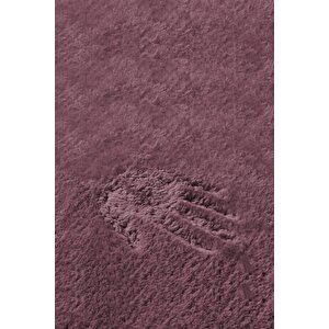 Elart Banyo Paspas Takımı 2li Kaydırmaz Tabanlı Peluş Doly Mürdüm